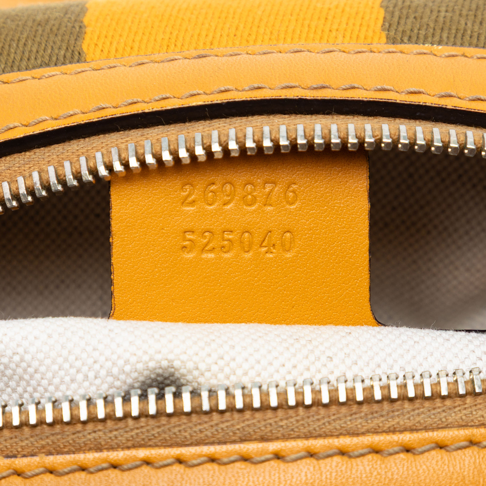 Pre-Loved Gucci Small GG Canvas Web Joy Boston Bag - Picture 6 of 7